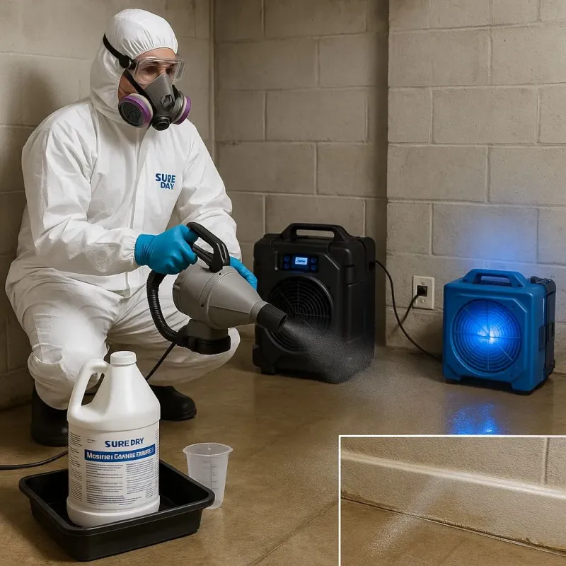 Sanitization and Odor Removal process in Califon, NJ