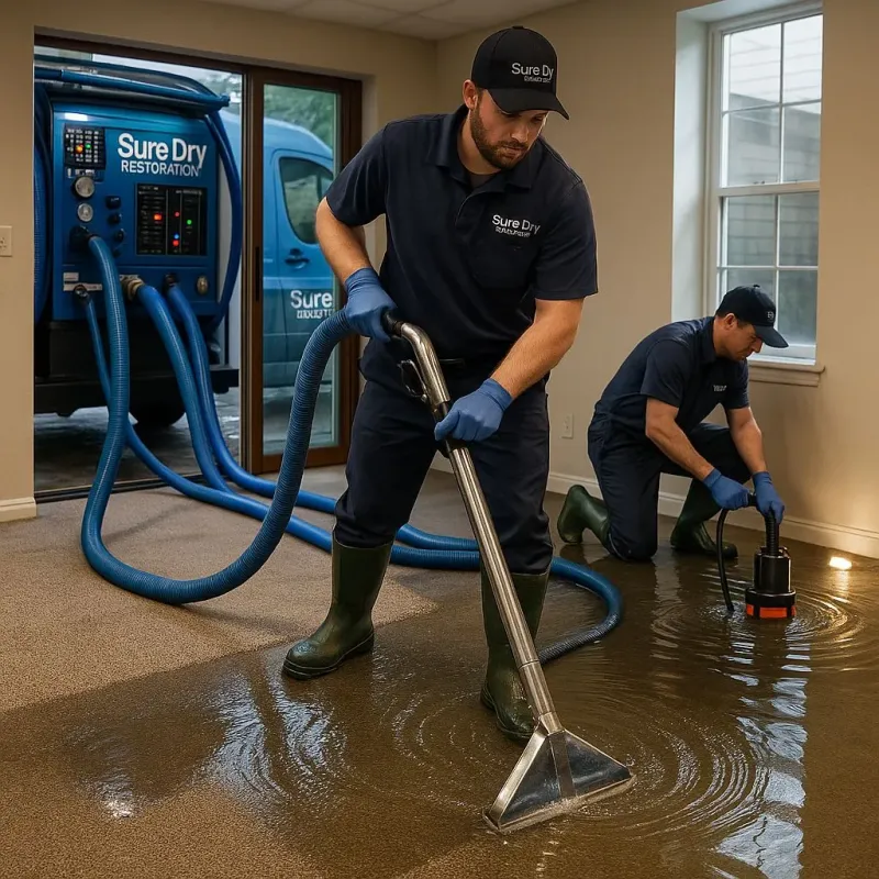 Water Extraction and Removal process in Califon, NJ